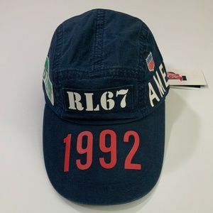 POLO RALPH LAUREN STADIUM INDIGO LONGBILL CAP L/XL